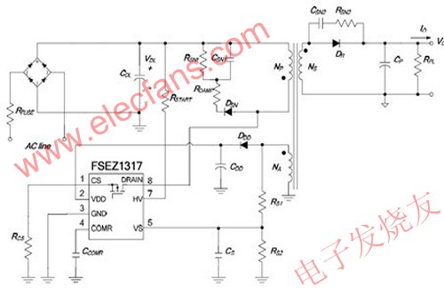 小功率电源中的PSR控制原理,NCP1377 www.elecfans.com,第2张