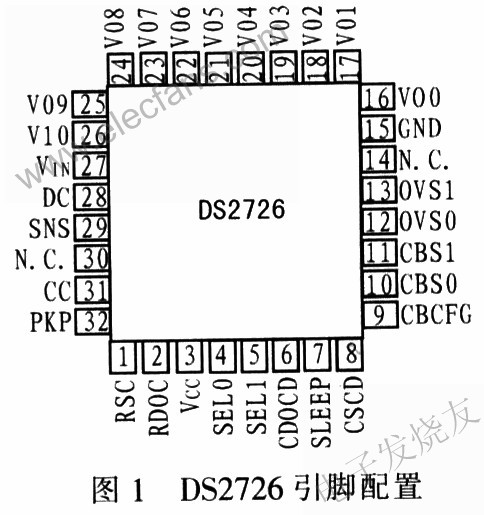 DS2726介绍及引脚功能,第2张 DS2726介绍及引脚功能,第2张
