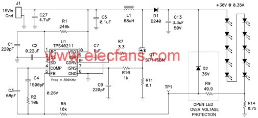 LED开路过压保护电路的工作原理,第2张