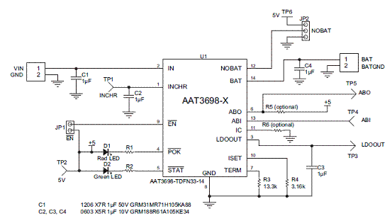 基于AAT3698-1-2设计的1.6A线性锂电池充电方案,第4张