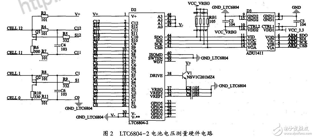 基于LTC6804-2的锂电池SOC应用研究,第4张 基于LTC6804-2的锂电池SOC应用研究,基于LTC6804-2的锂电池SOC应用研究,第4张