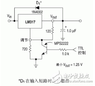 LM317稳压器介绍、引脚图、参数、工作原理及应用电路图,第8张 LM317稳压器介绍、引脚图、参数、工作原理及应用电路图,LM317稳压器介绍、引脚图、参数、工作原理及应用电路图,第8张