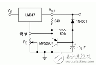 LM317稳压器介绍、引脚图、参数、工作原理及应用电路图,第11张 LM317稳压器介绍、引脚图、参数、工作原理及应用电路图,LM317稳压器介绍、引脚图、参数、工作原理及应用电路图,第11张