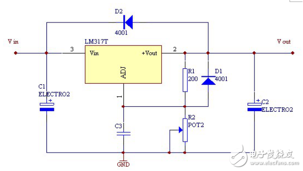 LM317稳压器介绍、引脚图、参数、工作原理及应用电路图,第12张 LM317稳压器介绍、引脚图、参数、工作原理及应用电路图,LM317稳压器介绍、引脚图、参数、工作原理及应用电路图,第12张