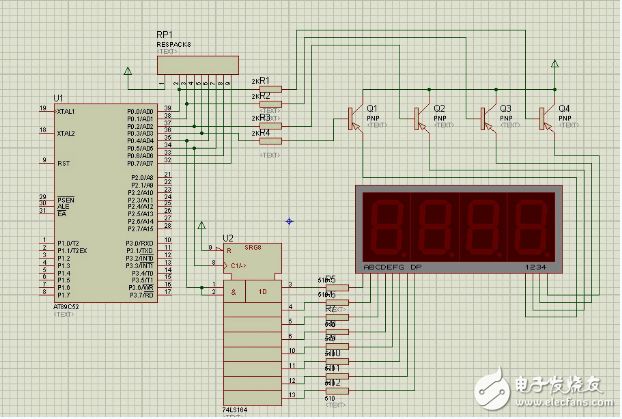 单片机串行口与74LS164的正确配合使用方法,单片机串行口与74LS164的正确配合使用方法,第6张