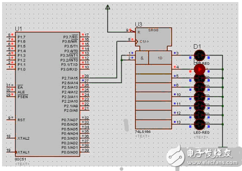 74ls164单片机编程汇总（跑马灯驱动数码管）,74ls164单片机编程汇总（跑马灯/驱动数码管）,第8张