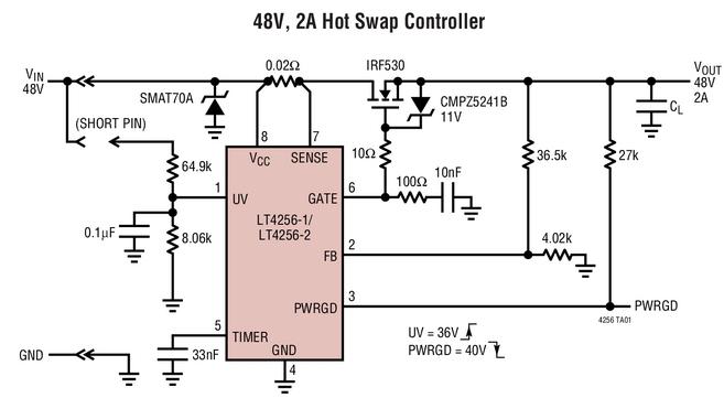 48V、2A 热插拔控制器,第2张