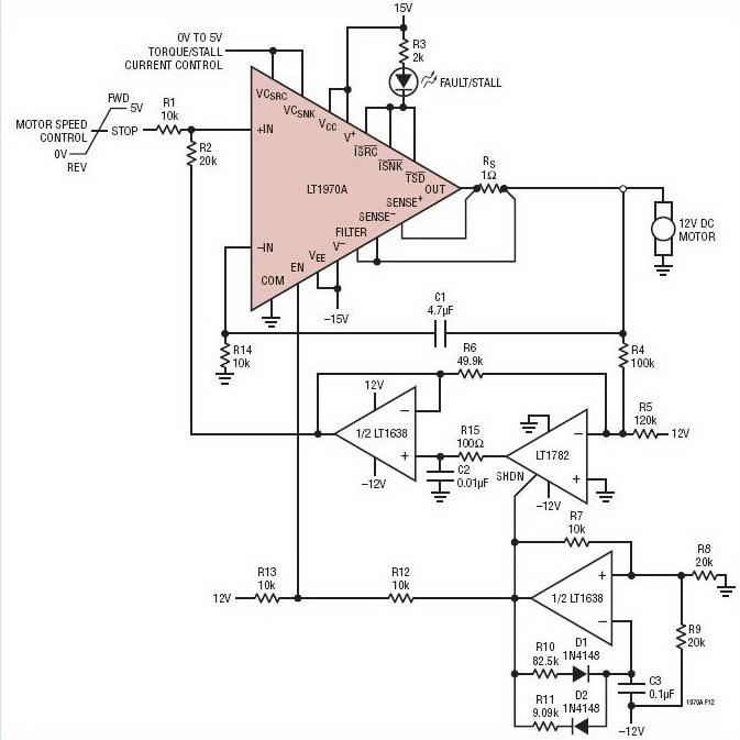 未采用转速表的简单双向 DC 电机速度控制器,第2张 未采用转速表的简单双向 DC 电机速度控制器,第2张