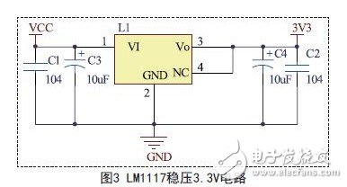 基于RT-Thread和STM32的数码相框设计方案,第4张 基于RT-Thread和STM32的数码相框设计方案,LM1117稳压3.3V电路,第4张