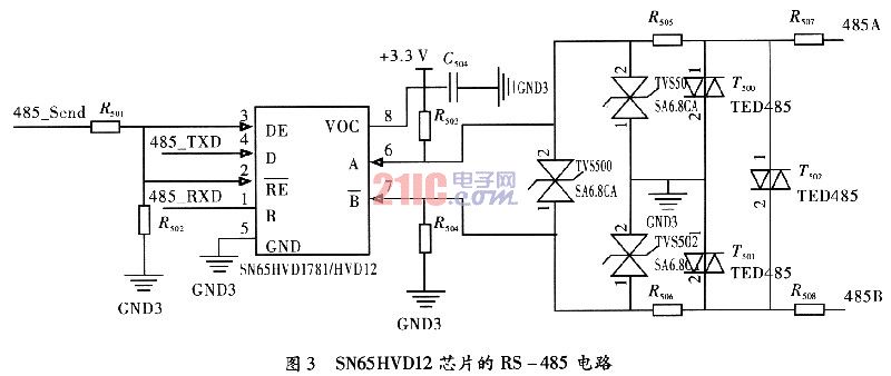 LP2132芯片的备自投测控单元的硬件设计,第4张