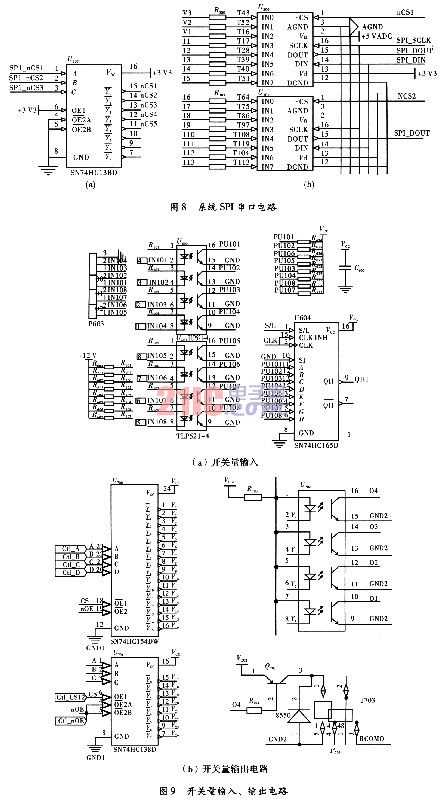 LP2132芯片的备自投测控单元的硬件设计,第9张