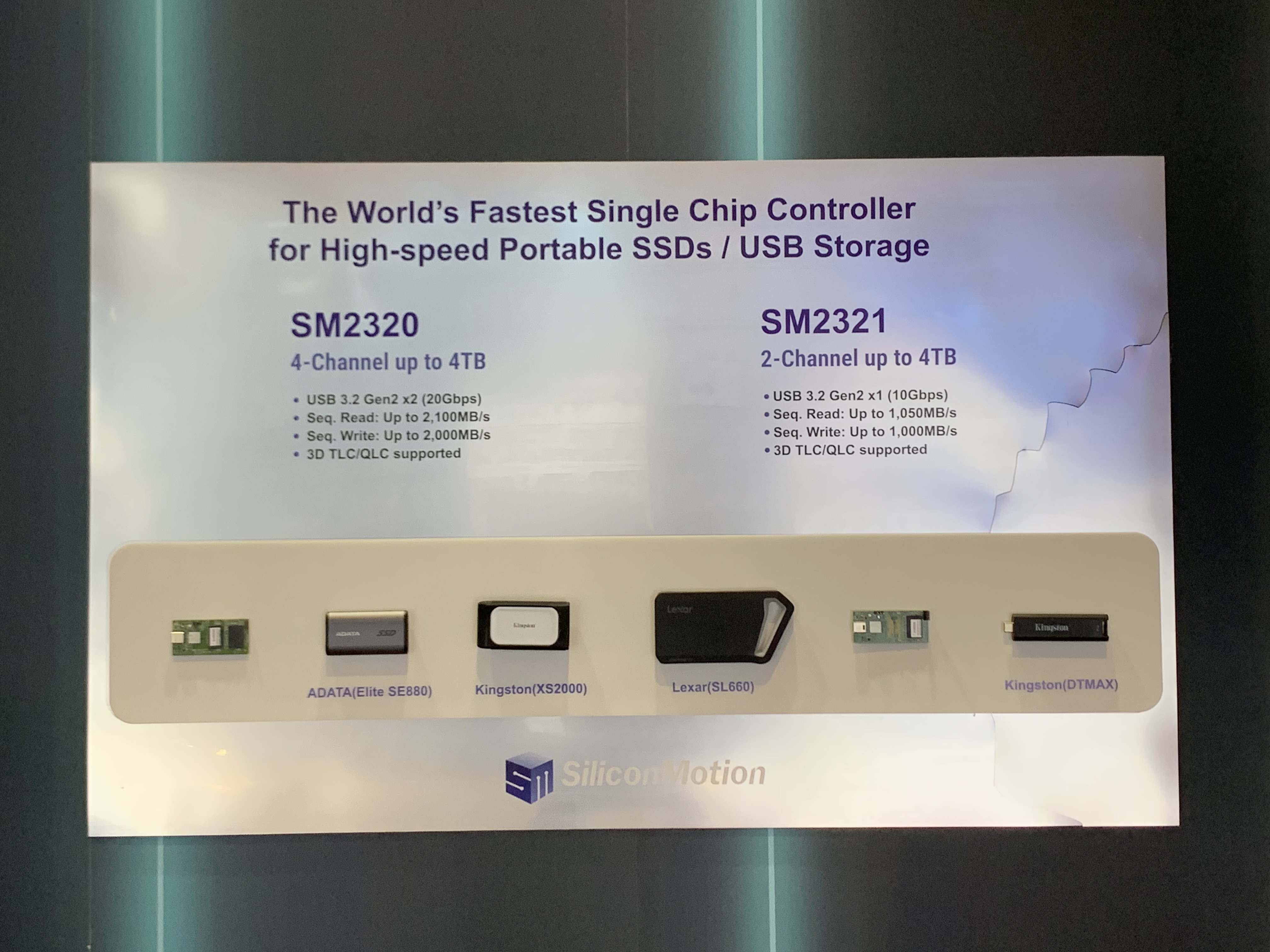 慧荣科技于2022年闪存峰会上展示专为数据中心、笔记本电脑和车载应用打造的尖端存储解决方案,第5张