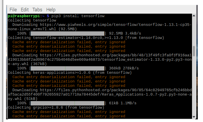 如何在Raspberry Pi上安装TensorFlow,pYYBAGMQbn2AWQooAAEvzlP6lyw240.png,第2张