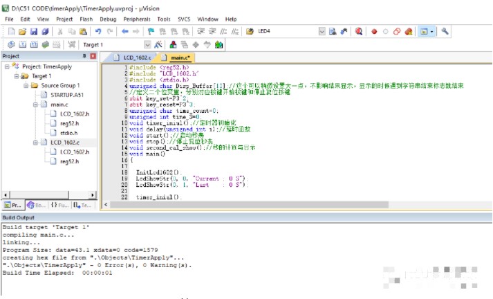 基于LCD1602显示屏设计一个具有复位功能的秒表,poYBAGL92q6AJAoxAAD9k2Tv1fg166.png,第3张